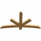 Ekena Millwork Alberta Rough Sawn Timber Gable Bracket, Western Red Cedar, 60"W x 32"H x 2"D x 4"F, 13/12 Pitch GBW060X32X0204ALB00RWR - alternate 4
